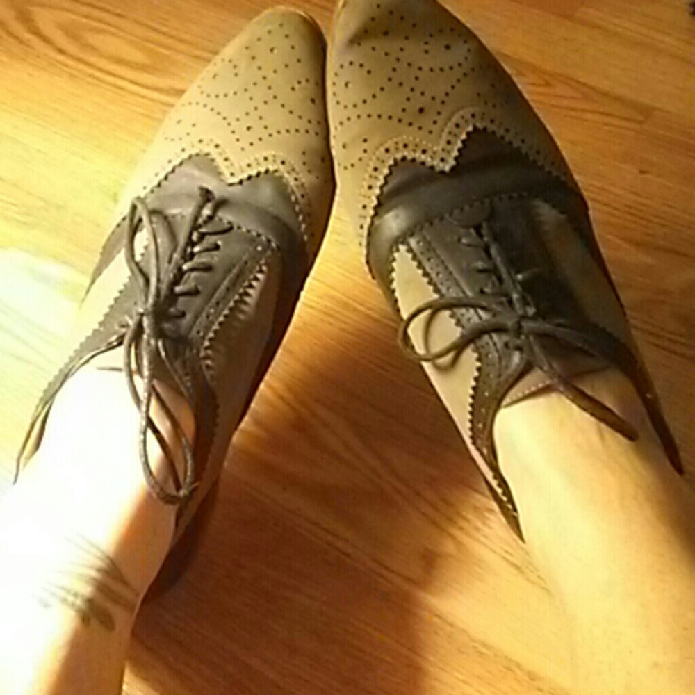 Suede flats